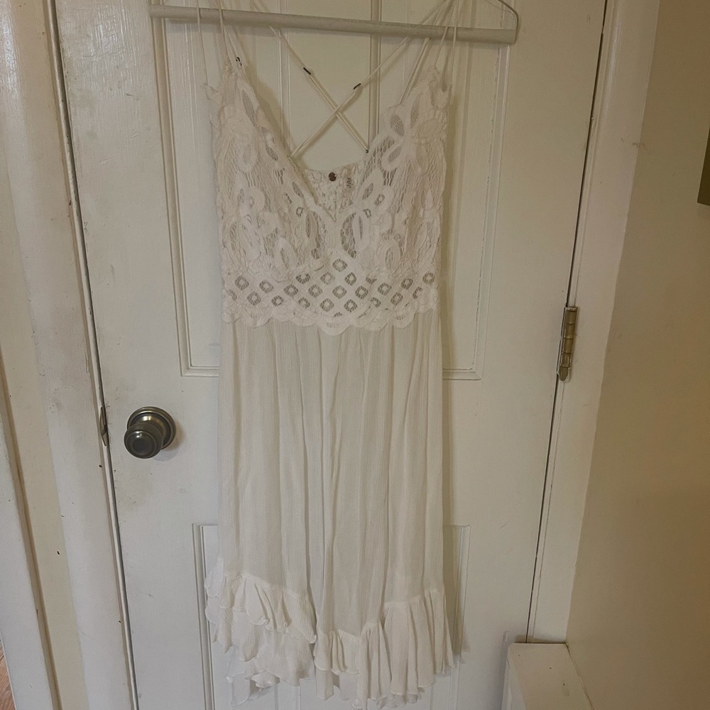 White Free People dress size large